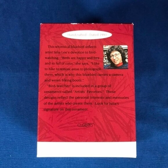 Vintage Hallmark 1993 Bird Watcher Ornament - Picture 2 of 5